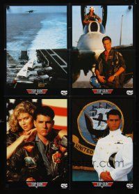 8d278 TOP GUN video German LC poster '86 images of Tom Cruise & Kelly McGillis, Navy fighter jets!
