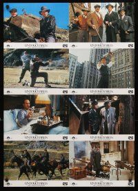 8d282 UNTOUCHABLES video German LC poster '87 Kevin Costner, Robert De Niro, Sean Connery, De Palma
