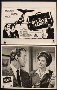 8d485 DELAYED FLIGHT 8 Aust LCs '64 Helen Cherry, Hugh McDermott, aviation thriller!