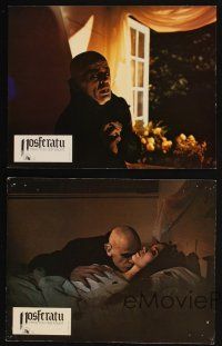 8d459 NOSFERATU THE VAMPYRE 4 French/German LCs '79 vampire Klaus Kinski, Werner Herzog directed!
