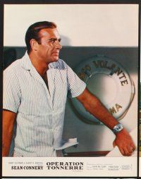 8d411 THUNDERBALL 18 French LCs '65 cool images of Sean Connery as secret agent James Bond 007!