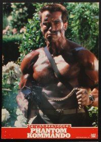 8d302 COMMANDO 16 German LCs '85 cool action images of Arnold Schwarzenegger, Alyssa Milano!