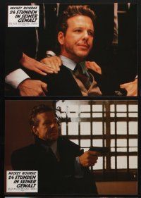 8d290 DESPERATE HOURS 20 German LCs '90 Mickey Rourke, Anthony Hopkins, Kelly Lynch