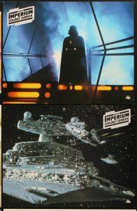 8d292 EMPIRE STRIKES BACK 20 German LCs '80 George Lucas sci-fi classic, Luke, Yoda, Chewy, Han Solo