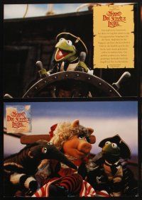 8d334 MUPPET TREASURE ISLAND 12 German LCs '96 Jim Henson, images of Kermit, Miss Piggy & cast!