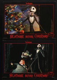 8d317 NIGHTMARE BEFORE CHRISTMAS 13 German LCs '94 Tim Burton, great cartoon horror images!