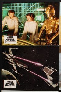 8d288 STAR WARS 24 French LCs '77 George Lucas classic sci-fi epic, Luke, Obi-Wan, Han Solo & more!