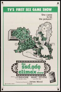 8e009 $50,000 CLIMAX SHOW 1sh '75 TV's 1st sex gameshow, she came to hit the jackpot!