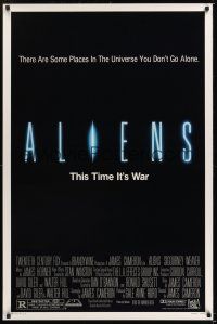 8e024 ALIENS 1sh '86 James Cameron, there are some places in the universe you don't go alone!