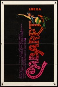 8e110 CABARET 1sh '72 Liza Minnelli sings & dances in Nazi Germany, directed by Bob Fosse!