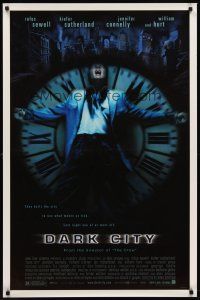 8e161 DARK CITY 1sh '97 Rufus Sewell, Kiefer Sutherland, Jennifer Connelly, William Hurt!