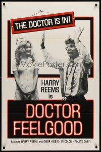 8e192 DOCTOR FEELGOOD 1sh '70s great image of Harry Reems as physician of love!