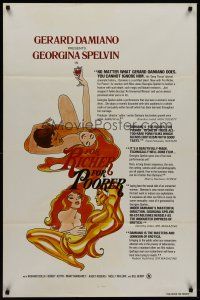 8e265 FOR RICHER, FOR POORER 1sh '79 Gerard Damiano, Georgina Spelvin, sexy artwork!
