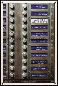 8e492 MIGHTY APHRODITE DS 1sh '95 Mira Sorvino, Woody Allen directed, cool call box design!