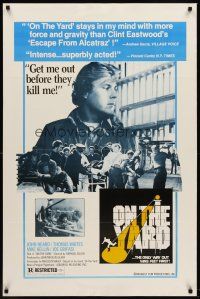 8e540 ON THE YARD 1sh '78 John Heard needs to get out of prison before they kill him!
