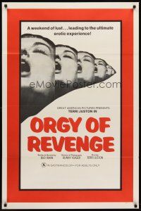 8e636 ROOM 11 1sh R70s Bunny Yeager photography, x-rated, Orgy of Revenge!