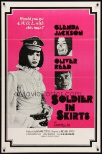 8e770 TRIPLE ECHO 1sh R75 Glenda Jackson, Oliver Reed, Soldiers in Skirts!