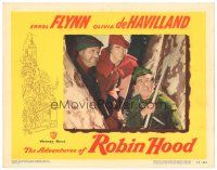 8f305 ADVENTURES OF ROBIN HOOD LC #4 R48 c/u of Alan Hale, Patric Knowles & Herbert Mundin!