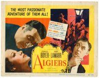 8f171 ALGIERS TC R53 Charles Boyer loves sexiest Hedy Lamarr, but he can't leave the Casbah!