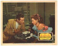 8f323 ANNA & THE KING OF SIAM LC '46 pretty Irene Dunne close up with royal Rex Harrison!