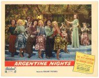 8f327 ARGENTINE NIGHTS LC #2 R48 best image of The Ritz Brothers singing with The Andrews Sisters!