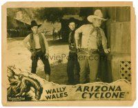 8f328 ARIZONA CYCLONE LC '34 Wally Wales & his buddies wait to draw their guns!