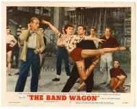 8f345 BAND WAGON LC #2 '53 great image of Fred Astaire & sexy Cyd Charisse showing her legs!
