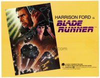 8f182 BLADE RUNNER TC '82 Ridley Scott sci-fi classic, art of Harrison Ford by John Alvin!