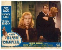 8f378 BLUE DAHLIA LC #7 '46 sexy Veronica Lake watches Vera Marshe hugging Alan Ladd!