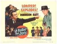 8f187 BULLET FOR JOEY TC '55 George Raft, Edward G. Robinson, film noir!