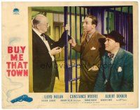 8f401 BUY ME THAT TOWN LC '41 Lloyd Nolan is relieved he is being let out of jail!