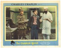8f408 CHAPLIN REVUE LC #4 '60 Charlie as The Tramp between soldier & doctor in Shoulder Arms!