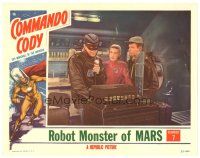 8f421 COMMANDO CODY chapter 7 LC '53 Judd Holdren wearing mask, Robot Monster of Mars!