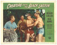 8f275 CREATURE FROM THE BLACK LAGOON LC #3 '54 barechested divers Richard Carlson & Denning!