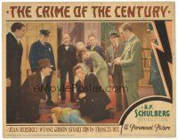 8f432 CRIME OF THE CENTURY LC '33 police walk in on Jean Hersholt & Frances Dee by dead body!