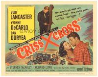 8f194 CRISS CROSS TC R58 Burt Lancaster, Yvonne De Carlo, Dan Duryea, cool film noir images!