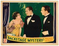 8f435 CURTAIN AT 8 LC 1933 Dorothy Mackaill by birthday cake glares at Mulhall & other man in tuxedos