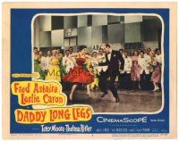 8f437 DADDY LONG LEGS LC #3 '55 crowd watches Fred Astaire in tux dancing with Leslie Caron!