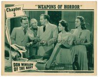 8f466 DON WINSLOW OF THE NAVY chapter 3 LC '41 Don Terry looks at letters, Weapons of Horror!