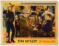 8f494 FIGHTING FOOL LC '32 sheriff Tim McCoy is suspicious of the slick guy's offer of friendship!