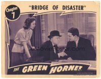 8f536 GREEN HORNET chapter 7 LC '39 Universal comic super hero serial adaptation, Bridge of Disaster