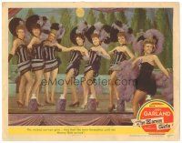 8f542 HARVEY GIRLS LC #6 '45 Angela Lansbury dances on stage with seven wicked can-can girls!