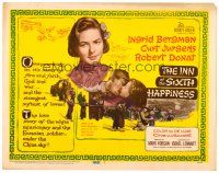 8f221 INN OF THE SIXTH HAPPINESS TC '59 pretty Ingrid Bergman, Curt Jurgens & Robert Donat