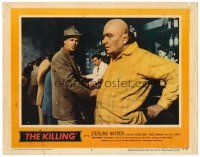 8f609 KILLING LC #5 '56 Kubrick, Sterling Hayden looks across bar at 	wrestler Kola Kwariani!
