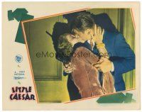 8f626 LITTLE CAESAR LC '30 c/u of Douglas Fairbanks Jr. kissing Glenda Farrell while holding gun!