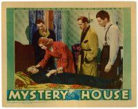 8f674 MYSTERY HOUSE LC '38 Ann Sheridan, William Hopper & 2 men look at unconscious Dick Purcell!