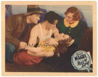 8f680 NAVY SPY LC '37 close up of Conrad Nagel in undershirt rescuing Eleanor Hunt!