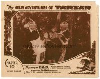 8f686 NEW ADVENTURES OF TARZAN chapter 10 LC '35 Guatemalans hold pretty woman in mid-air!