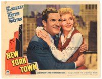 8f688 NEW YORK TOWN LC '41 c/u of Mary Martin & Robert Preston with skyscrapers in background!