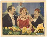 8f691 NIGHT AT THE OPERA LC #2 R48 Groucho Marx & Sig Ruman vie for Margaret Dumont's affections!